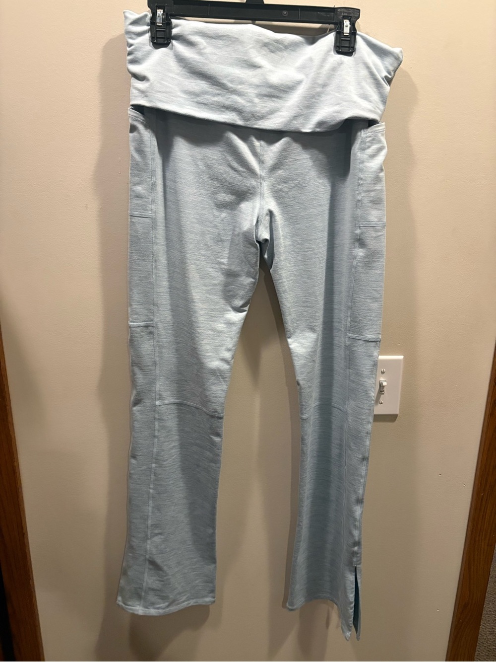 Free People Movement Let's Talk About It Foldover Flare Leggings - Picture 7 of 7